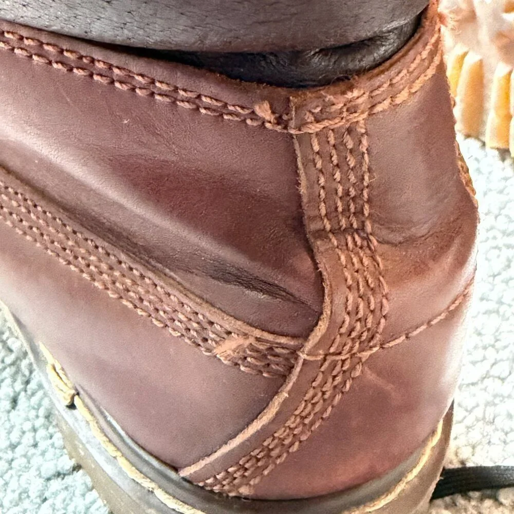 Vintage Dr. Martens Boots Rare 7 Eyelet Almond Toe - Made in England - Size UK7